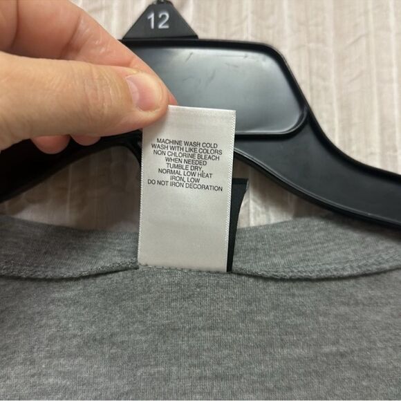 Modern Lux 1X Gray Black “NOPE” Short Sleeve Tee - Picture 9 of 10